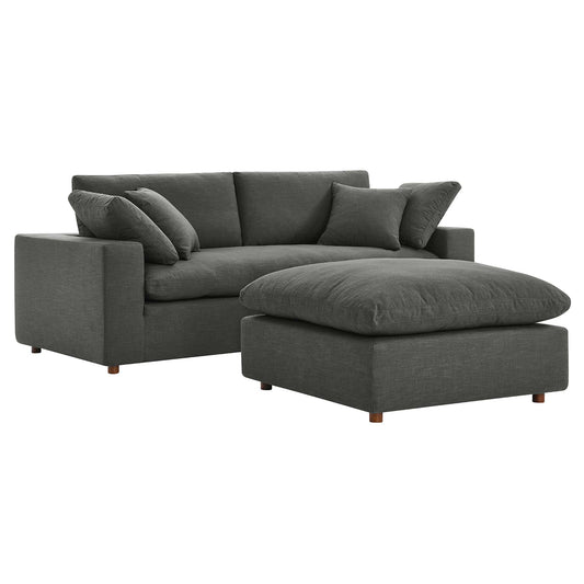 Modway Outlet Commix Down Filled Overstuffed Sectional Sofa by Modway  Living Room Furniture Gray - EEI-6510-GRY
