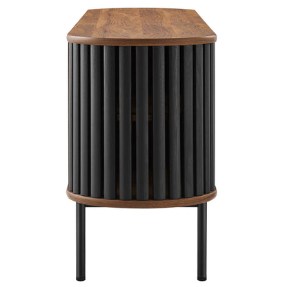 Modway - Fortitude 71" TV Stand by Modway  Living Room Decor Black - EEI-6522-WAL-BLK