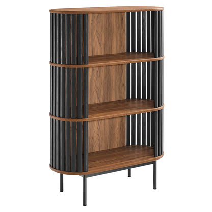 Modway - Fortitude Three Tier Display Cabinet by Modway  Living Room Decor Black - EEI-6524-WAL-BLK