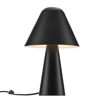 Modway Outlet Jovial Metal Mushroom Table Lamp by Modway  Lighting Lighting Black - EEI-6529-BLK