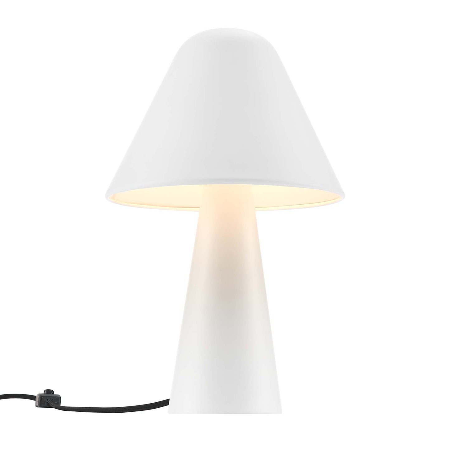 Modway Outlet Jovial Metal Mushroom Table Lamp by Modway  Lighting Lighting White - EEI-6529-WHI
