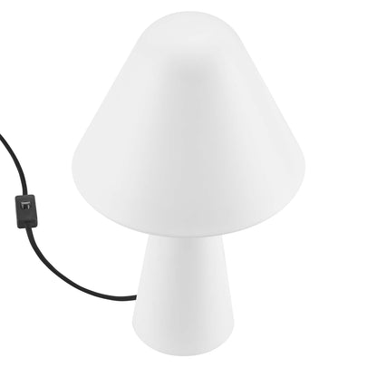 Modway Outlet Jovial Metal Mushroom Table Lamp by Modway  Lighting Lighting White - EEI-6529-WHI