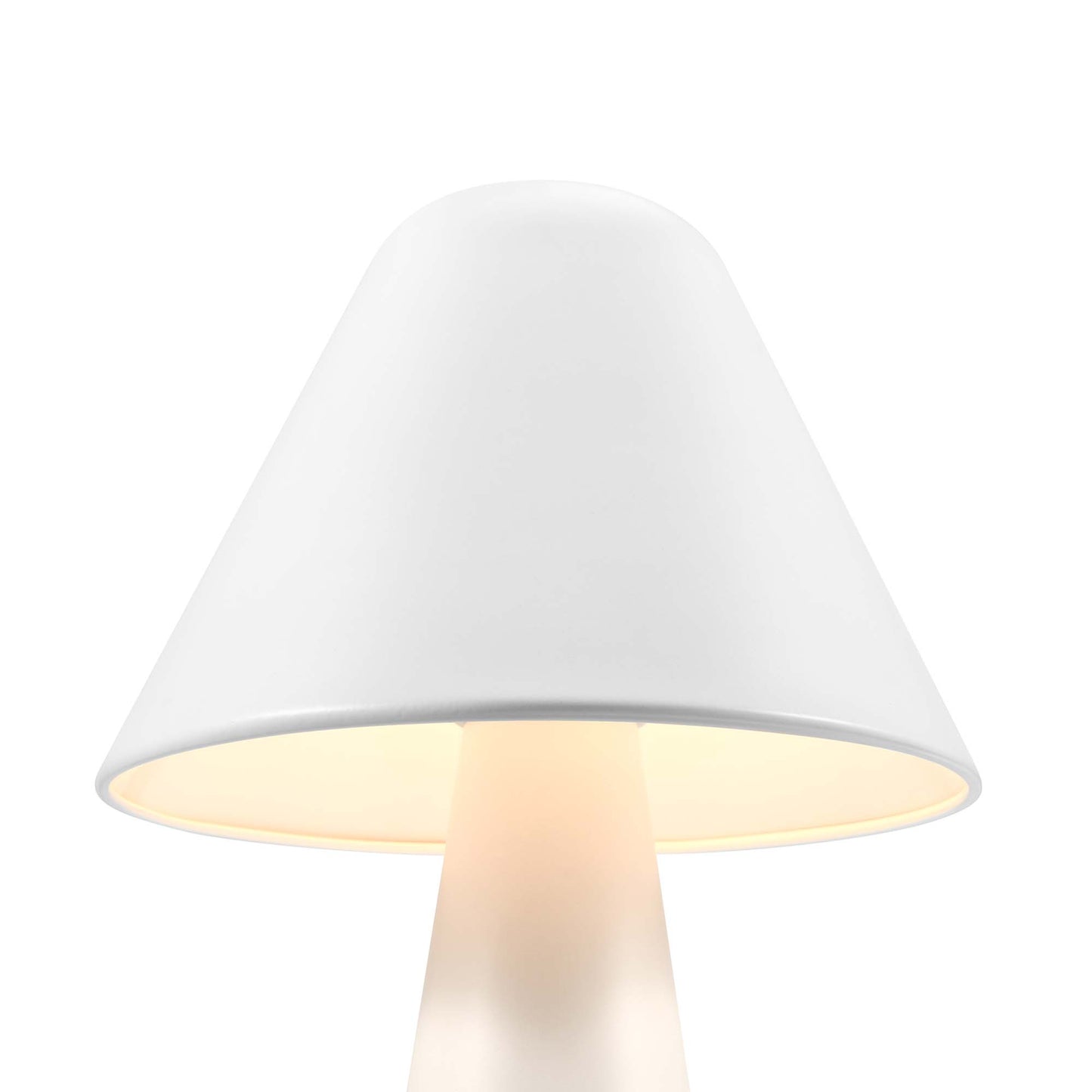 Modway Outlet Jovial Metal Mushroom Table Lamp by Modway  Lighting Lighting White - EEI-6529-WHI