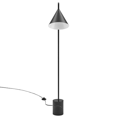 Modway Outlet Ayla Marble Base Floor Lamp by Modway  Lighting Lighting Black - EEI-6531-BLK