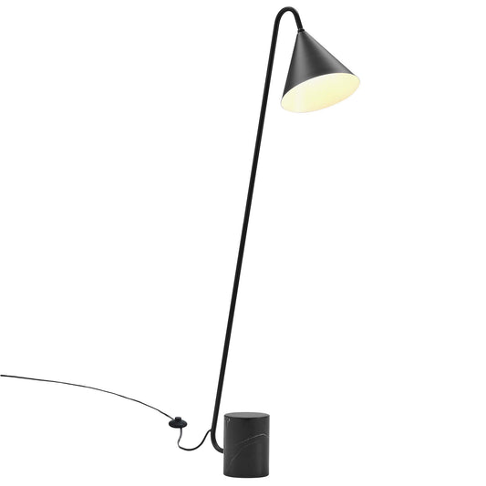 Modway Outlet Ayla Marble Base Floor Lamp by Modway  Lighting Lighting Black - EEI-6531-BLK