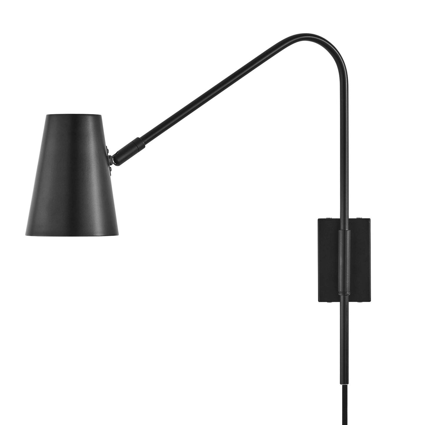Modway - Faye Metal Wall Sconce by Modway  Lighting Ceiling Lamps Black - EEI-6532-BLK