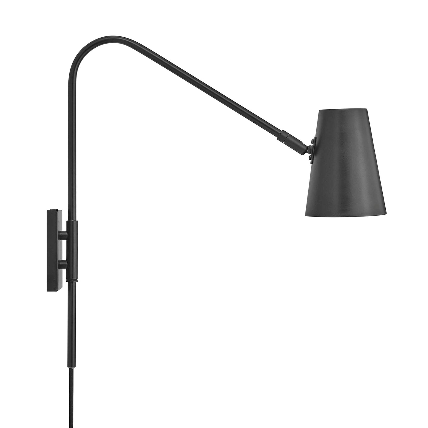 Modway - Faye Metal Wall Sconce by Modway  Lighting Ceiling Lamps Black - EEI-6532-BLK