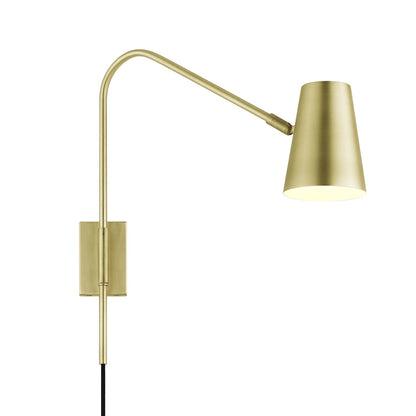 Modway Outlet Faye Metal Wall Sconce by Modway  Lighting Lighting Satin Brass - EEI-6532-SBR