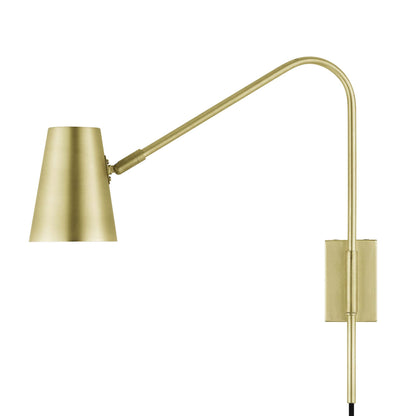 Modway Outlet Faye Metal Wall Sconce by Modway  Lighting Lighting Satin Brass - EEI-6532-SBR