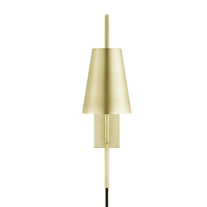 Modway Outlet Faye Metal Wall Sconce by Modway  Lighting Lighting Satin Brass - EEI-6532-SBR