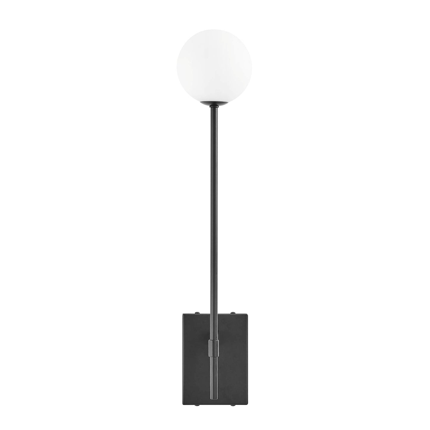 Modway Outlet Riva White Globe Wall Sconce by Modway  Lighting Lighting Black - EEI-6533-BLK