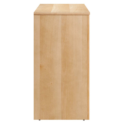 Modway - Appia 3-Door Arched Door Sideboard Storage Cabinet by Modway  Living Room  Brown - EEI-6536-OAK