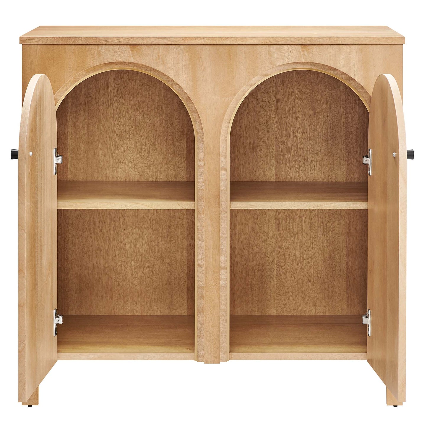 Modway - Appia 2-Door Arched Door Storage Cabinet by Modway  Living Room  Brown - EEI-6537-OAK