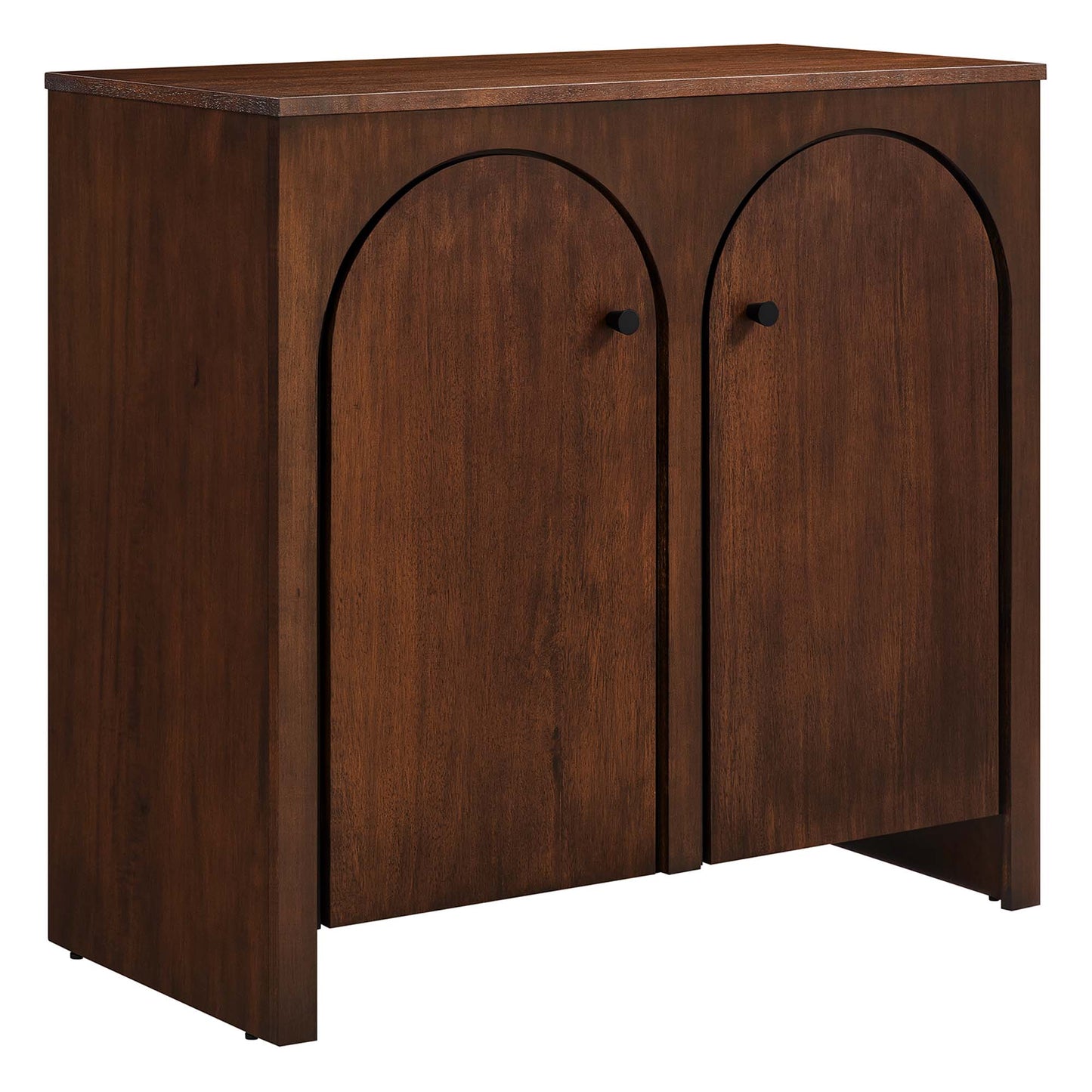 Modway - Appia 2-Door Arched Door Storage Cabinet by Modway  Living Room  Brown - EEI-6537-WAL