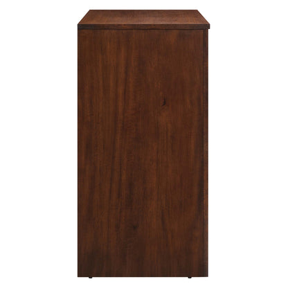 Modway - Appia 2-Door Arched Door Storage Cabinet by Modway  Living Room  Brown - EEI-6537-WAL