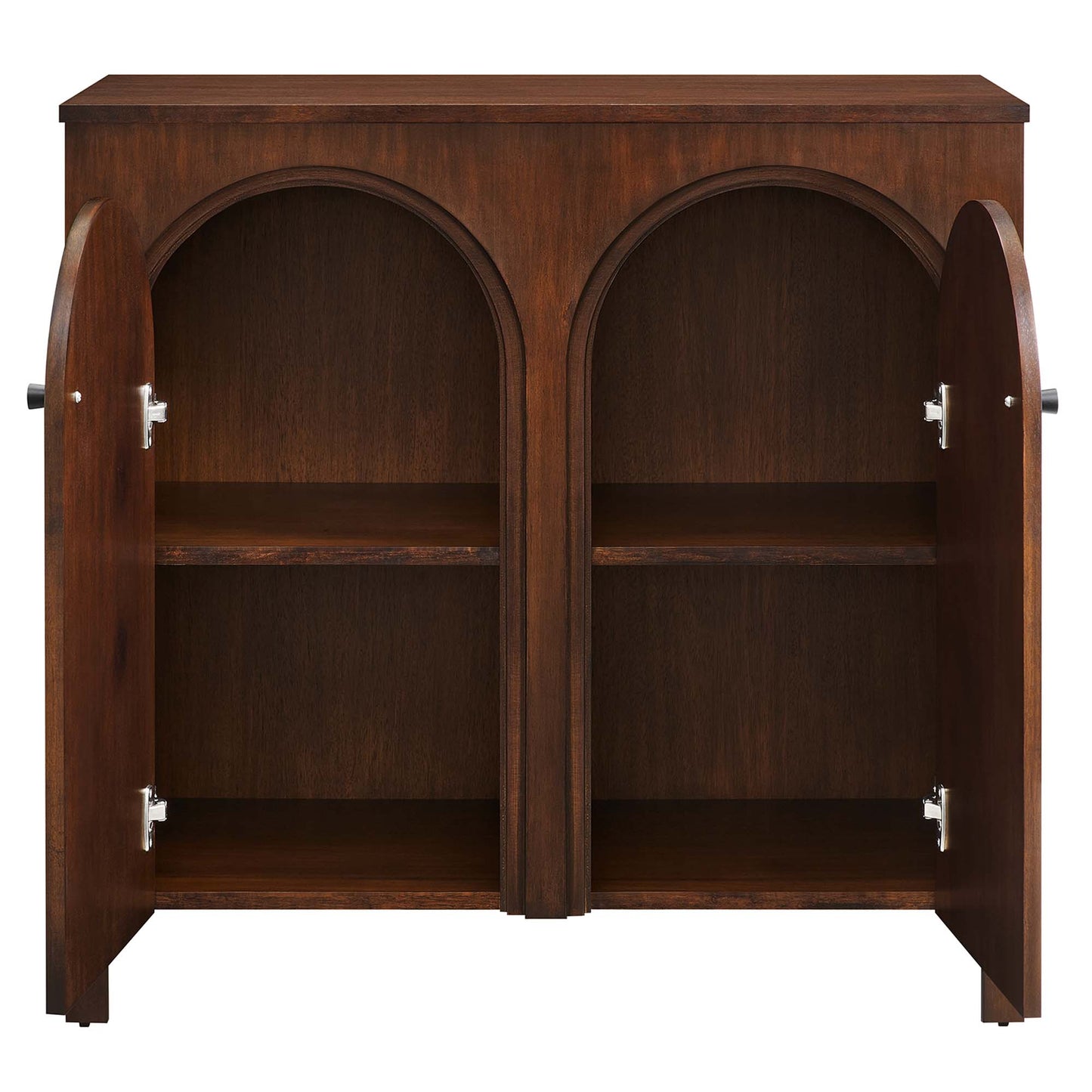 Modway - Appia 2-Door Arched Door Storage Cabinet by Modway  Living Room  Brown - EEI-6537-WAL