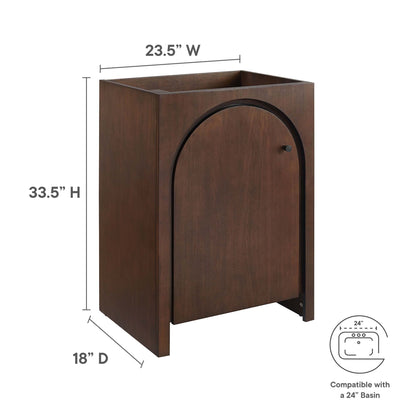 Modway - Appia 24" Bathroom Vanity Cabinet (Sink Basin Not Included) by Modway  Bathroom Vanities Brown - EEI-6539-WAL