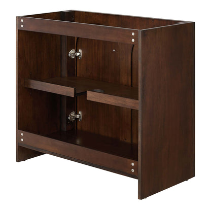 Modway - Appia 36" Bathroom Vanity Cabinet (Sink Basin Not Included) by Modway  Bathroom Vanities Brown - EEI-6540-WAL