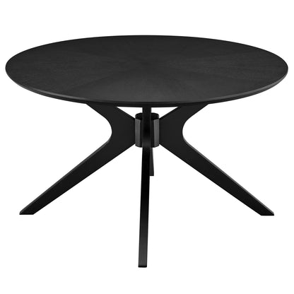 Modway - Crossroads Round Wood Coffee Table by Modway  Living Room Tables Black - EEI-6557-BLK