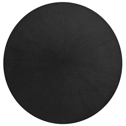 Modway - Crossroads Round Wood Coffee Table by Modway  Living Room Tables Black - EEI-6557-BLK