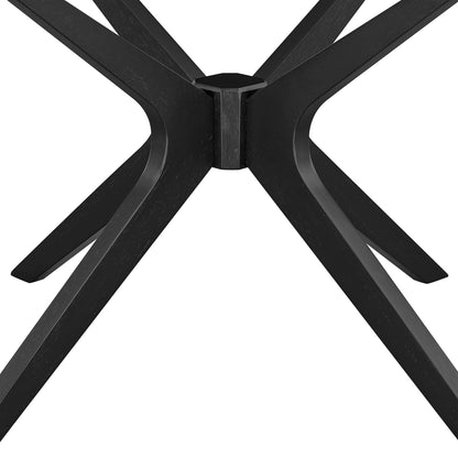 Modway - Crossroads Round Wood Coffee Table by Modway  Living Room Tables Black - EEI-6557-BLK