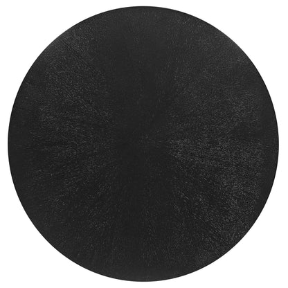 Modway - Crossroads 24? Round Wood Side Table by Modway  Living Room Tables Black - EEI-6558-BLK