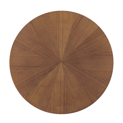 Modway - Crossroads 24? Round Wood Side Table by Modway  Living Room Tables Brown - EEI-6558-WAL