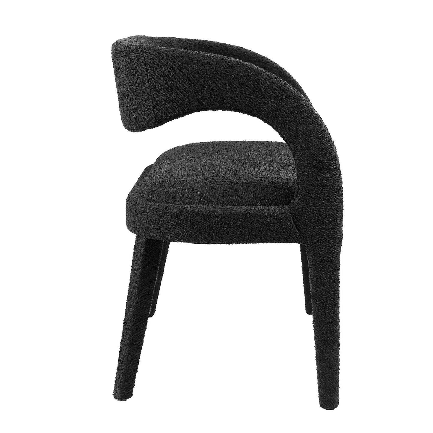 Modway - Pinnacle Boucle Fabric Accent Bench by Modway  Living Room Benches and Stools Black - EEI-6571-BLK