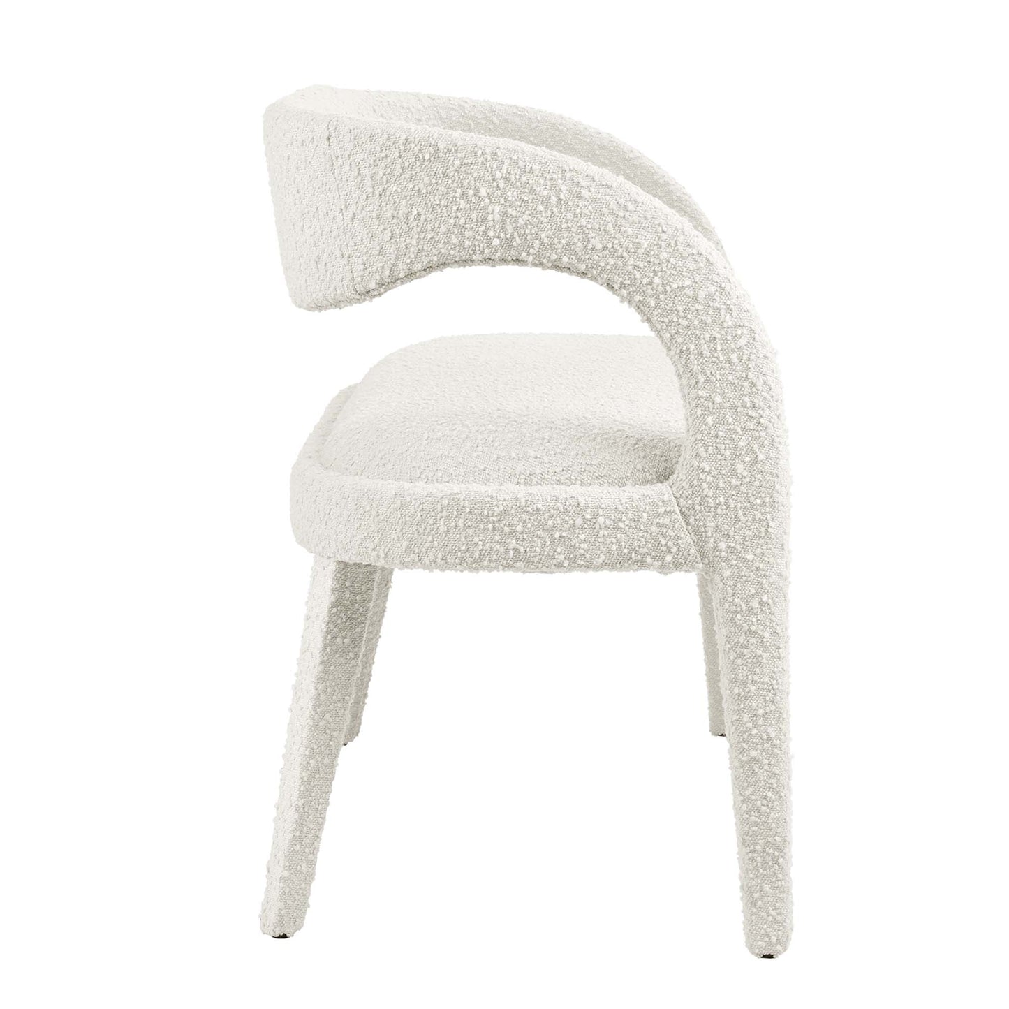 Modway - Pinnacle Boucle Fabric Accent Bench by Modway  Living Room Benches and Stools White - EEI-6571-IVO