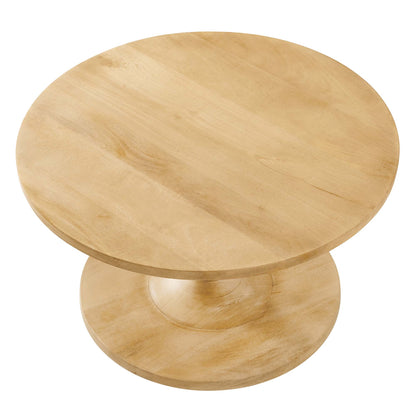 Modway Outlet Lina Round Wood Coffee Table by Modway  Living Room Furniture Oak - EEI-6574-OAK