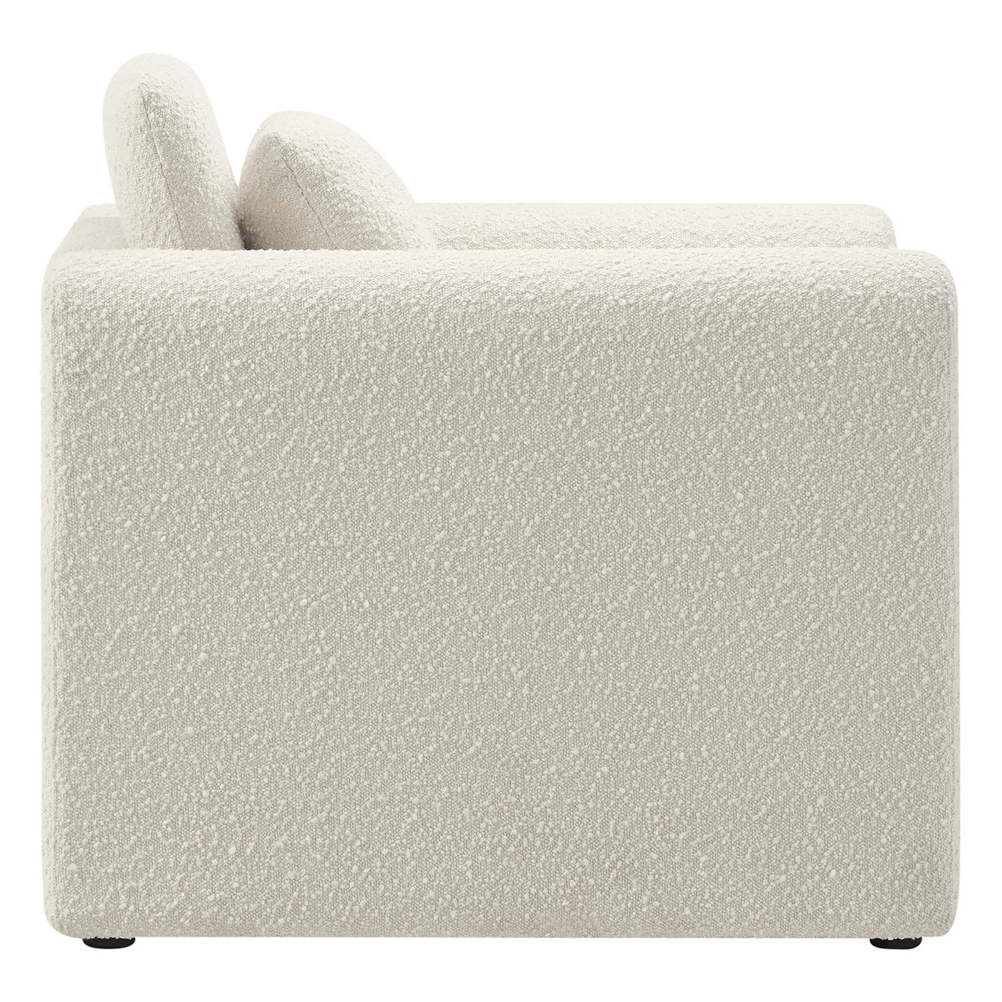 Modway - Waverly Boucle Upholstered Armchair by Modway  Living Room Sofas and Armchairs White - EEI-6575-IVO