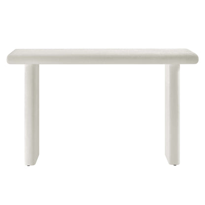 Modway - Relic Concrete Textured Console Table by Modway  Living Room Tables White - EEI-6577-WHI