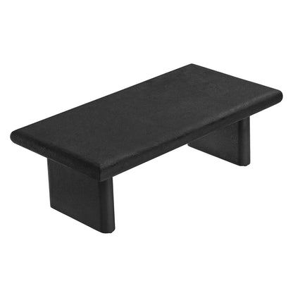 Modway - Relic Concrete Textured Coffee Table by Modway  Living Room Tables Black - EEI-6578-BLK