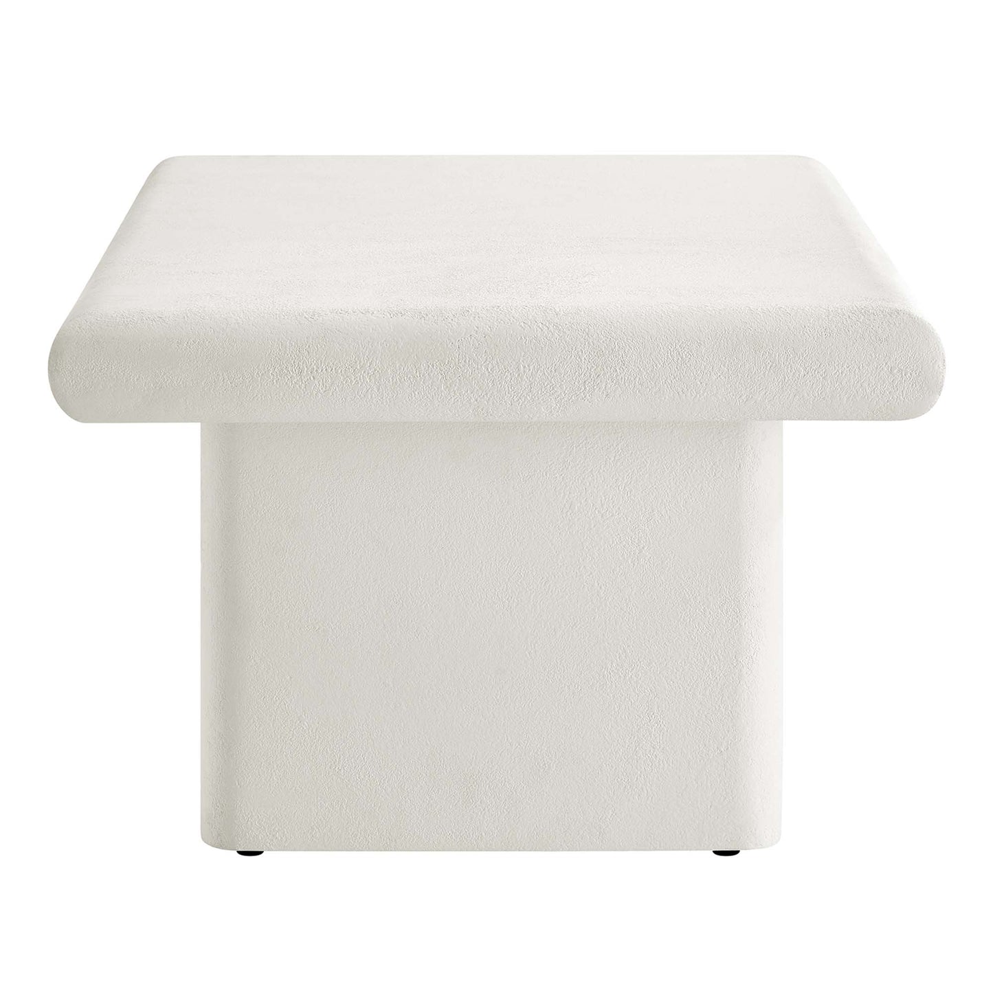 Modway - Relic Concrete Textured Coffee Table by Modway  Living Room Tables White - EEI-6578-WHI