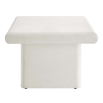 Modway - Relic Concrete Textured Coffee Table by Modway  Living Room Tables White - EEI-6578-WHI