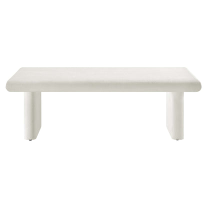 Modway - Relic Concrete Textured Coffee Table by Modway  Living Room Tables White - EEI-6578-WHI