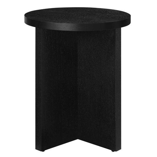 Modway - Silas Round Wood Side Table by Modway  Living Room Tables Black - EEI-6579-BLK