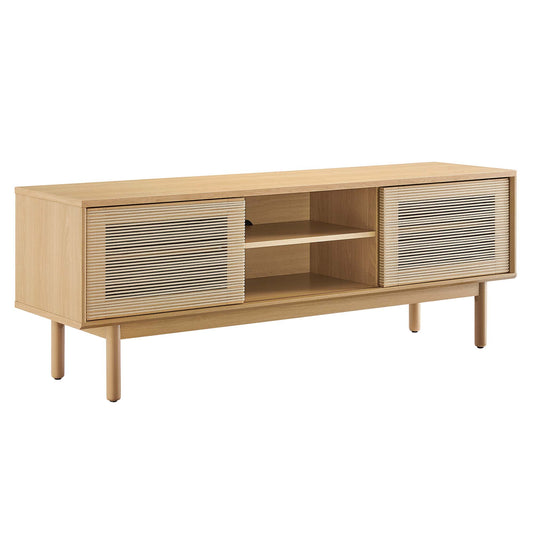 Modway Outlet Milo 59" TV Stand by Modway  Living Room Furniture Oak Tan - EEI-6584-OAK-TAN