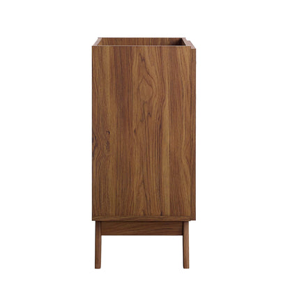 Modway Outlet Soma 18? Bathroom Vanity Cabinet (Sink Basin Not Included) by Modway  Bathroom Furniture Walnut - EEI-6585-WAL