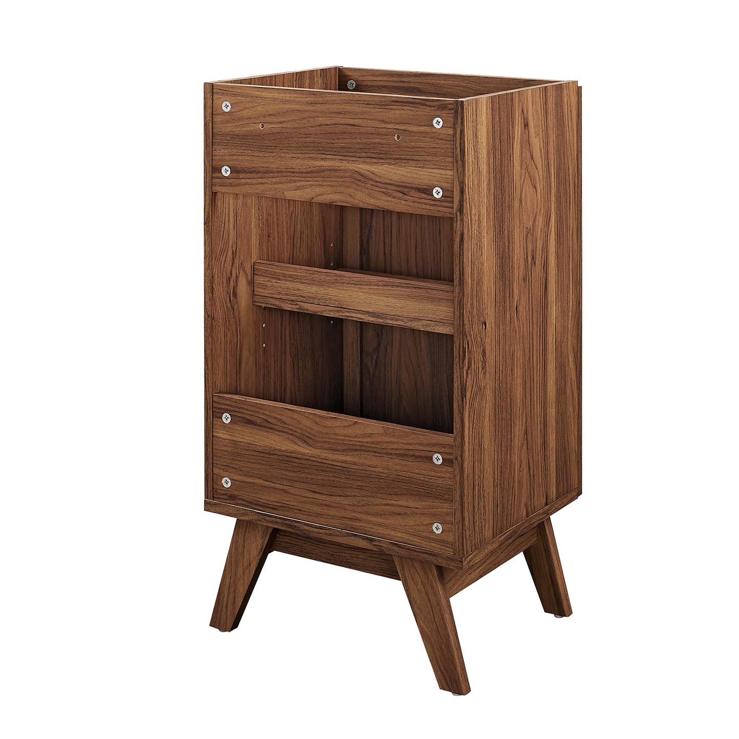 Modway Outlet Soma 18? Bathroom Vanity Cabinet (Sink Basin Not Included) by Modway  Bathroom Furniture Walnut - EEI-6585-WAL