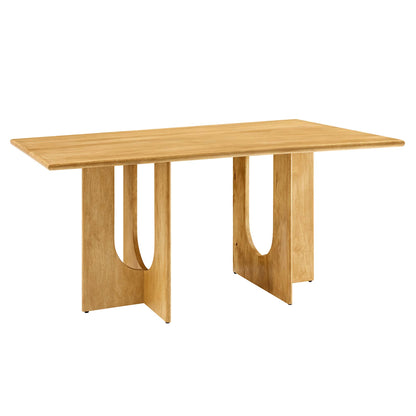 Modway - Rivian Rectangular 70" Wood Dining Table by Modway  Bar and Dining Bar and Dining Tables Brown - EEI-6593-OAK