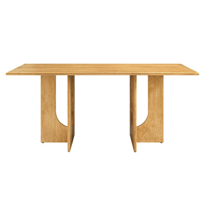 Modway - Rivian Rectangular 70" Wood Dining Table by Modway  Bar and Dining Bar and Dining Tables Brown - EEI-6593-OAK