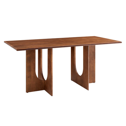 Modway - Rivian Rectangular 70" Wood Dining Table by Modway  Bar and Dining Bar and Dining Tables Brown - EEI-6593-WAL