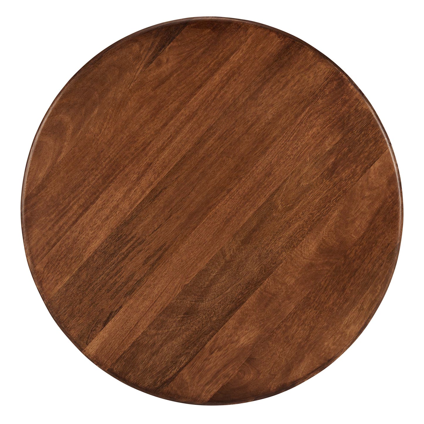 Modway - Rivian Round 34" Coffee Table by Modway  Living Room Tables Brown - EEI-6594-WAL