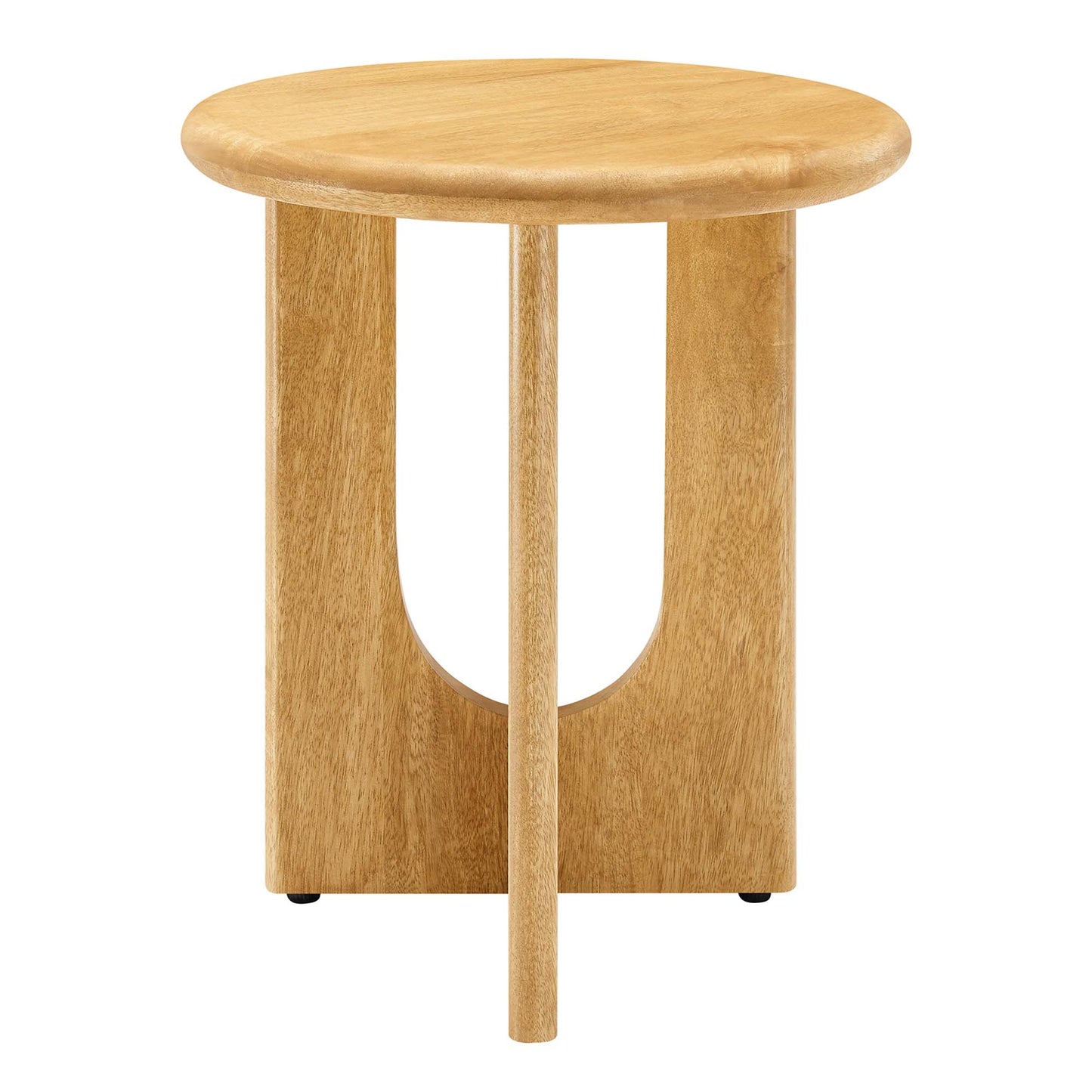 Modway - Rivian Round Side Table by Modway  Living Room Tables Brown - EEI-6595-OAK