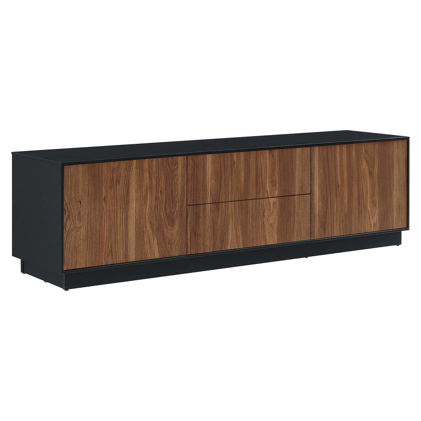 Modway - Holden 63? TV Stand by Modway  Living Room Decor Brown - EEI-6598-BLK-WAL