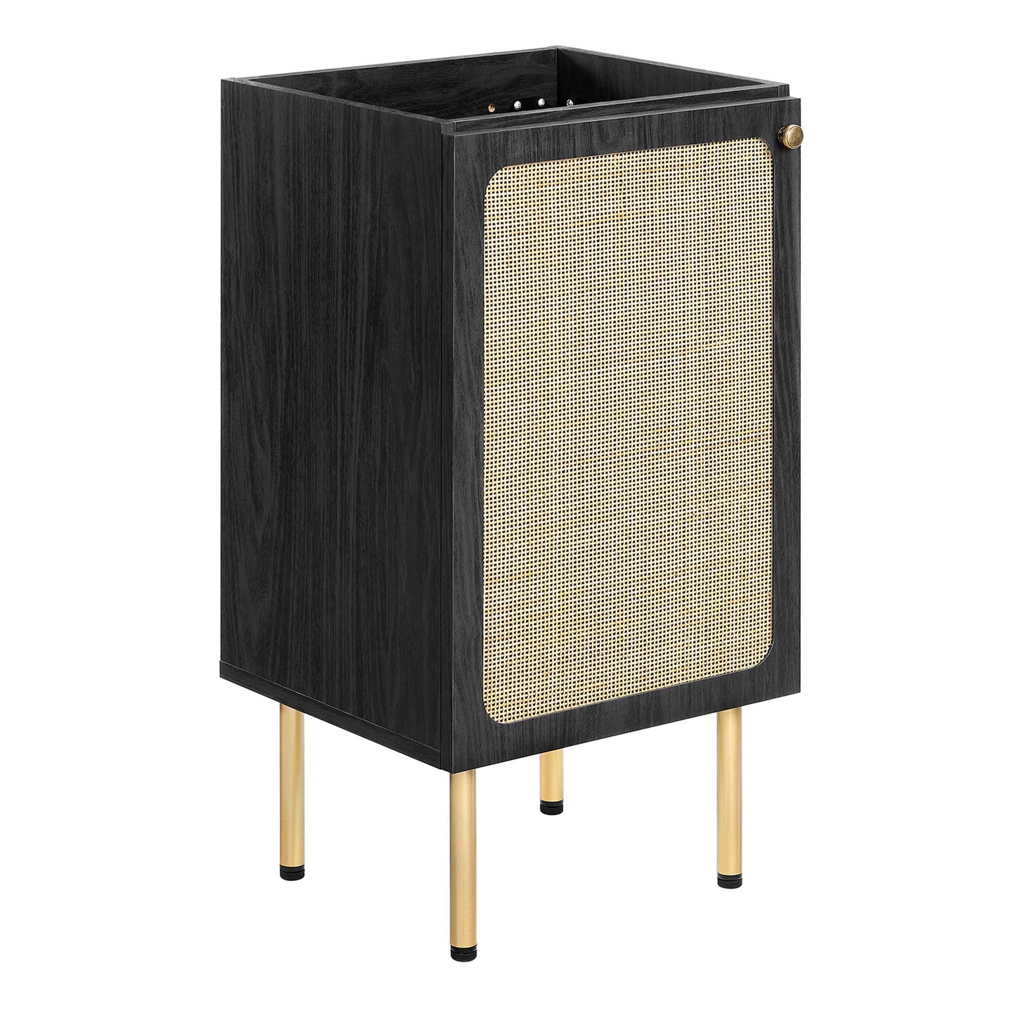 Modway Outlet Chaucer 18" Bathroom Vanity Cabinet (Sink Basin Not Included) by Modway  Bathroom Furniture Black - EEI-6600-BLK