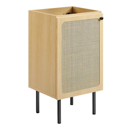 Modway Outlet Chaucer 18" Bathroom Vanity Cabinet (Sink Basin Not Included) by Modway  Bathroom Furniture Oak - EEI-6600-OAK