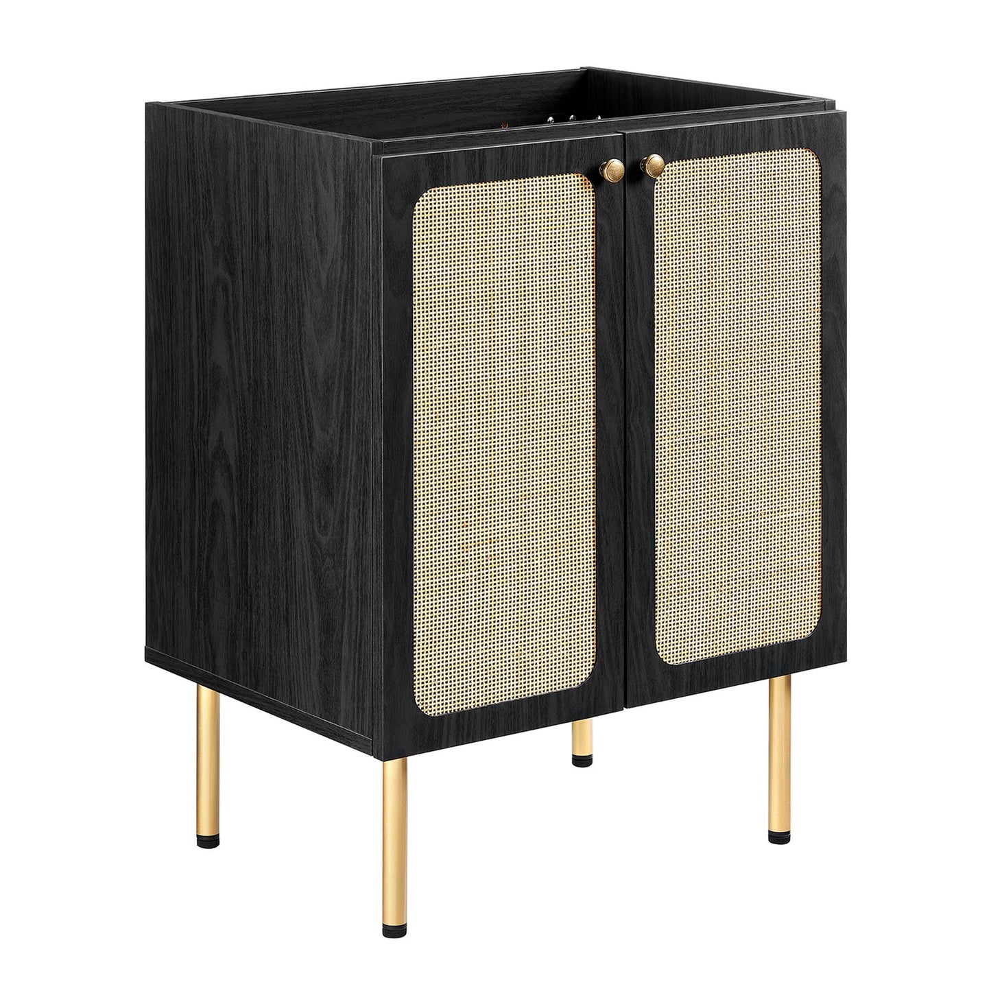 Modway Outlet Chaucer 24" Bathroom Vanity Cabinet (Sink Basin Not Included) by Modway  Bathroom Furniture Black - EEI-6601-BLK