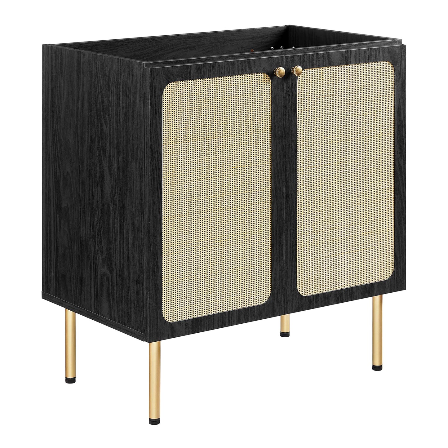 Modway Outlet Chaucer 30" Bathroom Vanity Cabinet (Sink Basin Not Included) by Modway  Bathroom Furniture Black - EEI-6602-BLK